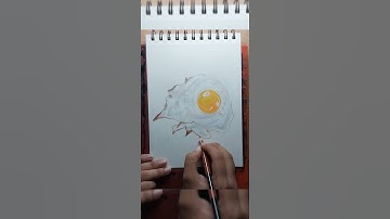 How to draw a Realistic egg #realistic #stepbystep #egg #sketch #colorpencil #3d #drawing #youtube