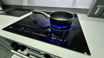 Futuristic Cooking: Samsung Induction Hob with VIRTUAL FLAME & Wi-Fi Connectivity!