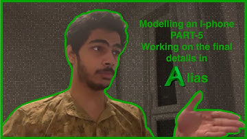 Modelling an I-phone on Alias PART5 - Working on final details