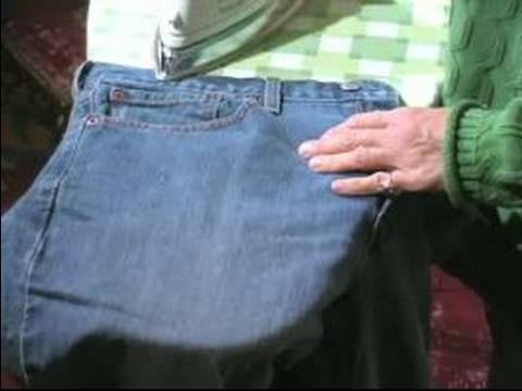 How to Iron Jeans : How to Iron Waist Bands of Jeans