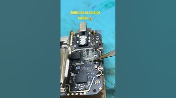 REDMI 9A BASEBAND UNKNOWN/NO SERVICE ISSUES 😱😱🔥 #repair # cpu #trending