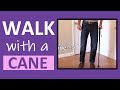 How to Walk with a Cane - Nursing Skill Demonstration