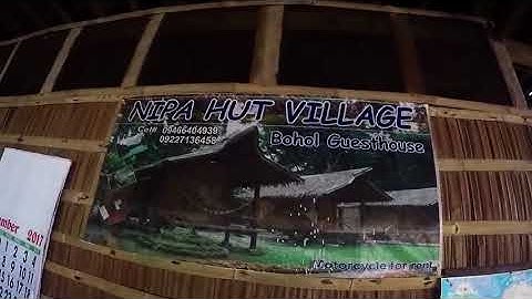 Bohol Philippines - Loboc Nipa Hut Village