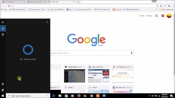 cortana in windows 10,basic tutorial to show how it works and how to give commands