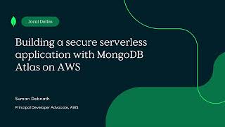 Building a secure serverless application with MongoDB Atlas on AWS screenshot 5
