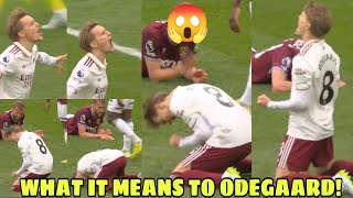 MUST WATCH:🤯Odegaard Shows Insane Passion After Assisting Leo Trossard Against West Ham Yesterday.