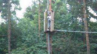 Go Ape Bedgebury Forest Tarzan Swing Youtube