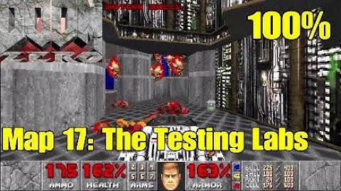 Doom Zero (100%) Walkthrough: Map 17 - The Testing Labs
