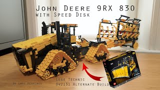 Lego Technic John Deere 9RX 830 with Speed Disk! - A #42131 alternate build!