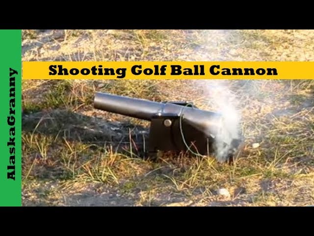 Shooting Golf Ball Cannon 