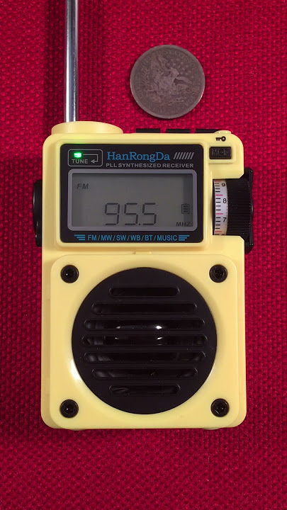 HanRongDa HRD-701 Shortwave Radio WCHI 'Rock 95.5' FREE CHAINSAW FRIDAY