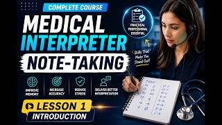 Medical Interpreter Note-Taking Course | Lesson 1: Introduction
