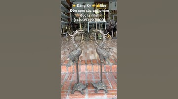 Cặp hạc #đồcổcầnthơ #phongthuy #doxua #đồcổ #doco #lưđồng