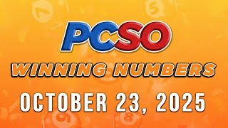 P127M Jackpot Superlotto 6/49, 2D, 3D, 6D, and Lotto 6/42 | October 23, 2025