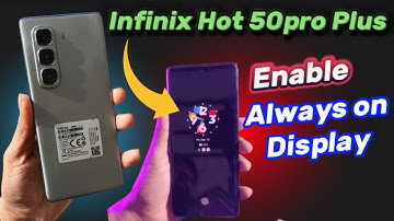 How to Enable Always On Display In Infinix Hot 50pro plus | Always on displays setting