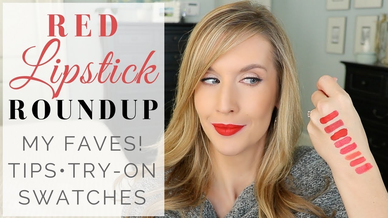 The BEST RED LIPSTICKS for Any Occasion LIP SWATCHES + TRY ON YouTube