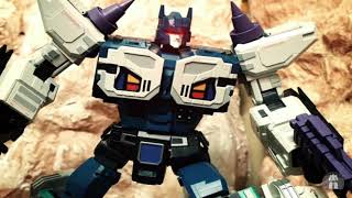 Transformers Masterforce II - Super Ginrai vs Overlord Stop motion