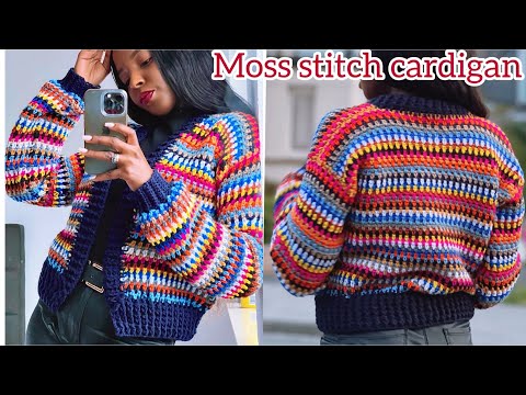 crepuscule Moss Stitch Cardigan 茶　美品　 2 crepuscule / クレプスキュール | Moss Stitch V/N Cardigan
