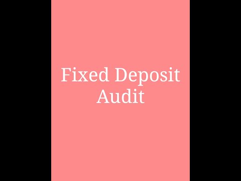 Interest accrued and due Vs. Interest accrued but not due (Fixed Deposit Audit)