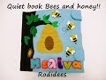 Quiet book Bees and honey