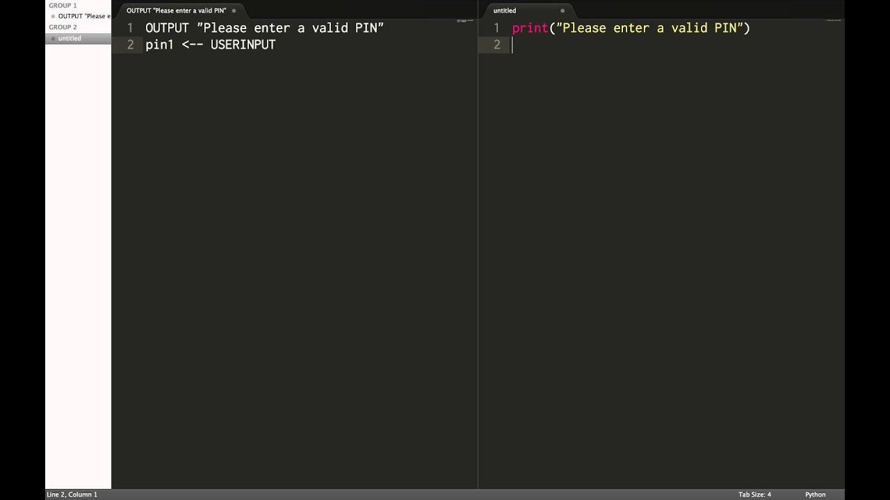 2 - Setting a PIN (Python) - YouTube