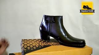 SEPATU PDH RESLETING WANITA KULIT ASLI SAPI KANTOR DINAS SEKOLAH RESMI FORMAL BIG SIZE 37 SAMPAI 43