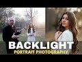 Backlit portrait photography at golden hour  natural light photography tips for beginners