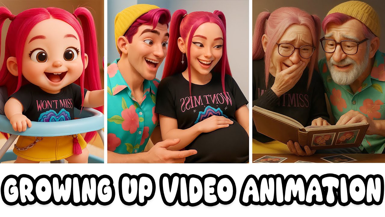 KPop Demon Hunters Growing up Compilation, Video Music Animation | Sky  Wow