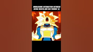Wholesome Interaction Between Ultra Vegeta And Kod Trunks 🤯 #crashout ##trunks #sparkingzero #dbz