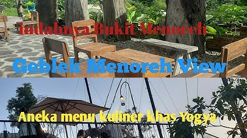 INDAHNYA GEBLEK MENOREH VIEW & GUBUG MENOREH KULONPROGO DENGAN PEMANDANGAN UNIK BUKIT MENOREH.