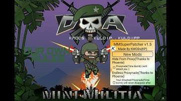 HOW TO HACK MINI MILITIA VERY EASY |PLAY YOUR OWN MINI MILITIA BY YOUR OWN RULES | SUPER PATCHER