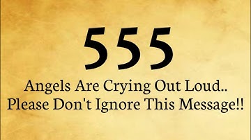 ​🕊️ 555 Engelen roepen luidkeels.. Negeer dit bericht alstublieft niet!!