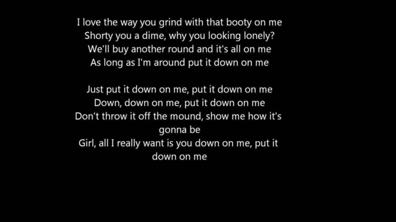 Im On 2.0 Lyrics Down on me~Jeremiah with Lyrics on screen - YouTube