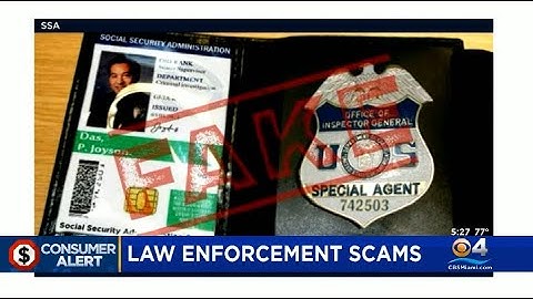 FBI Warns Of Law Enforcement Impersonation Scams