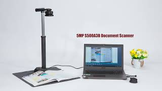 Eloam S500A3B 5MP Document Scanner | Perfect for Large Documents & Professional Use
