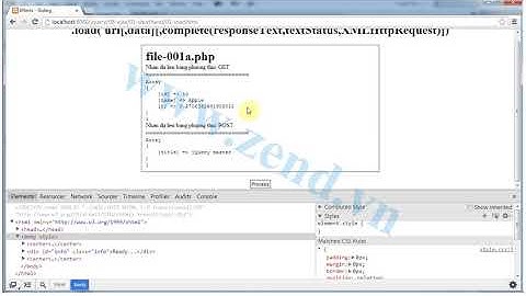jQuery Ajax toàn tập   01 phương thức load