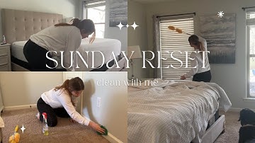 Sunday Reset Clean with Me | Clean with Me | Cleaning Motivation | Speed Clean 2023