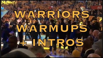 Warmups and intros at Oracle Arena before 2018 WCF G4