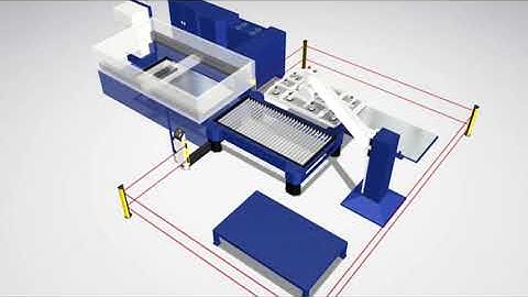 Automatic Loading and Unloading System for Laser Cutting