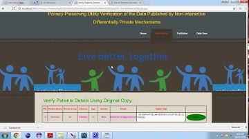 Privacy Preserving Utility Verification of the Data Published by Non interactive Differentially