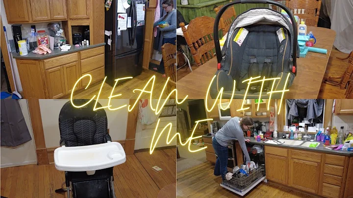 AFTER DARK CLEAN WITH ME 2021 | KITCHEN CLEANING M...