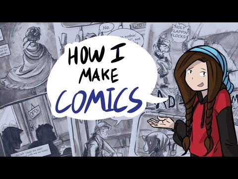 How to make Comics/Webcomics from script to publish! | My comic creation process