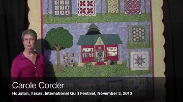 Go Tell It at the Quilt Show! interview with Carole Corder