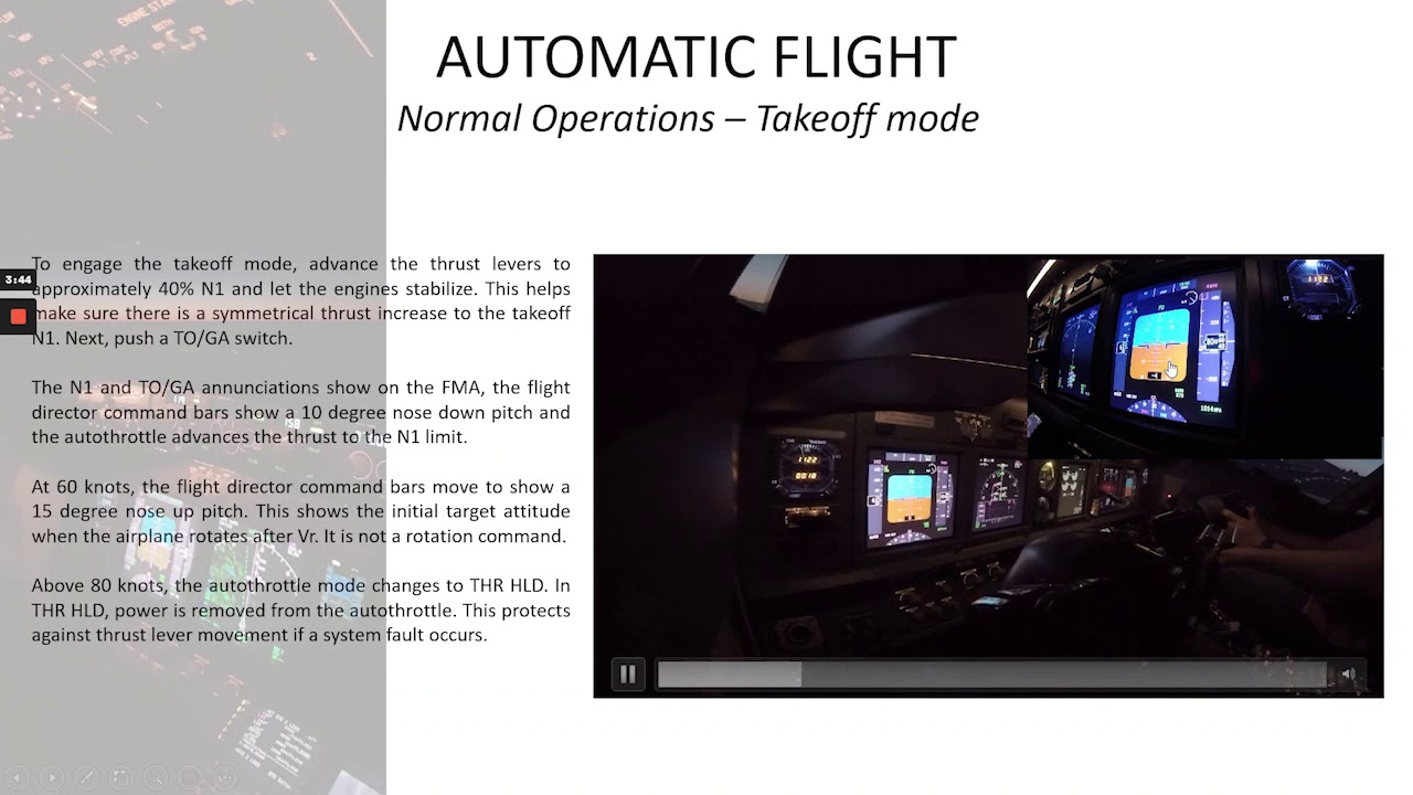 AUTOMATIC FLIGHT PART 3 (FINAL) NORMAL OPERATIONS, REVERSION MODES AND ...