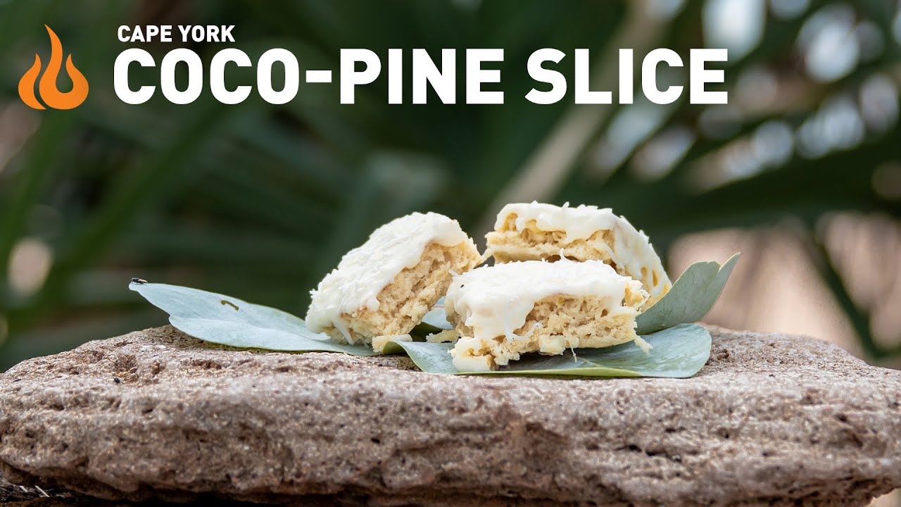 This coconut & pineapple slice is a winner!