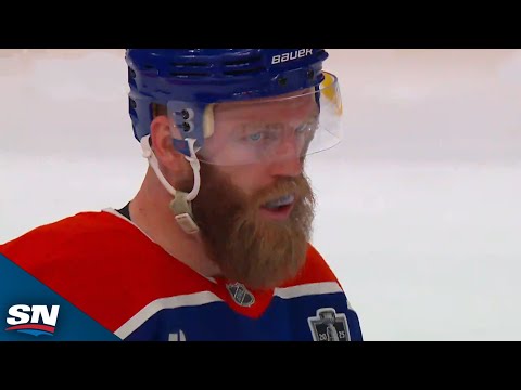Oilers' Mattias Ekholm Tallies His First Of The Playoffs With A Big-Time Goal