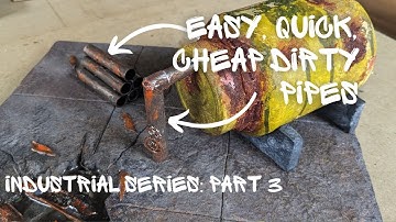 Making Cheap, Easy and Realistic Pipes - The Industrial Series Part 3 | Scatter Terrain Tutorial