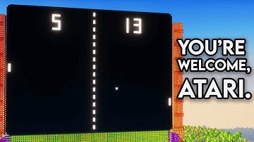 How I Built Minecraft’s BEST Pong Game