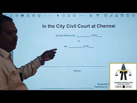 CAVEAT PETITION FILED IN CITY CIVIL COURTS, DISTRICT COURTS BY THE CAVEATOR