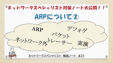 【#21 ネットワーク勉強 ネスペ　CCNA CCNP】　ARPってなんだ？(後編)
